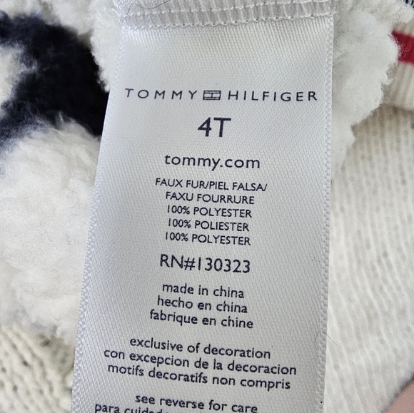 TOMMY HILFIGER Faux Fur Sueter, Size 4T - Picture 5 of 6